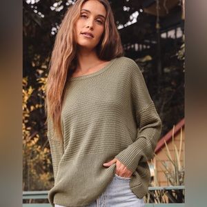 Oversized Backless Sweater